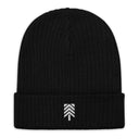 Logo Ribbed Knit Beanie